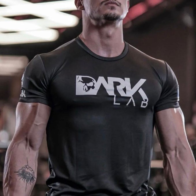 Camiseta Dry-Fit Caveira Dark Lab + Frete Grátis