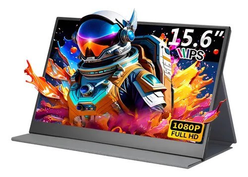 Monitor Portátil Gamer 15.6 Full Hd Ips Usb-c Hdmi Vesa Preto 127/220v