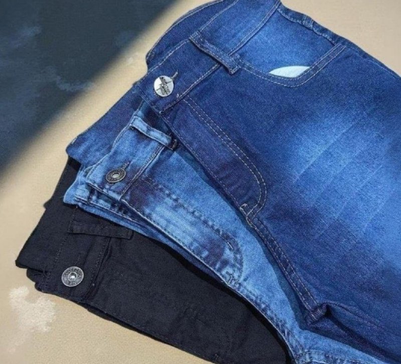 Kit 3 Calça Jeans Masculina Skinny Costura Reforçada