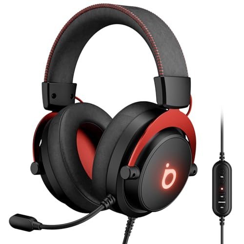Basike Fone de ouvido jogos para PC - Headset Gamer Pro Ba-FON340 com Microfone, Modo FPS/Música, com som surround 7.1