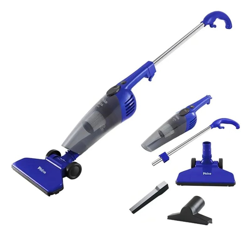 Aspirador Vertical Philco Rapid Turbo PH1100AZ 1L Azul 220v