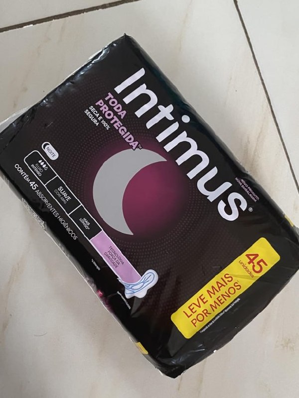 Absorvente Intimus Noturno Suave Com abas