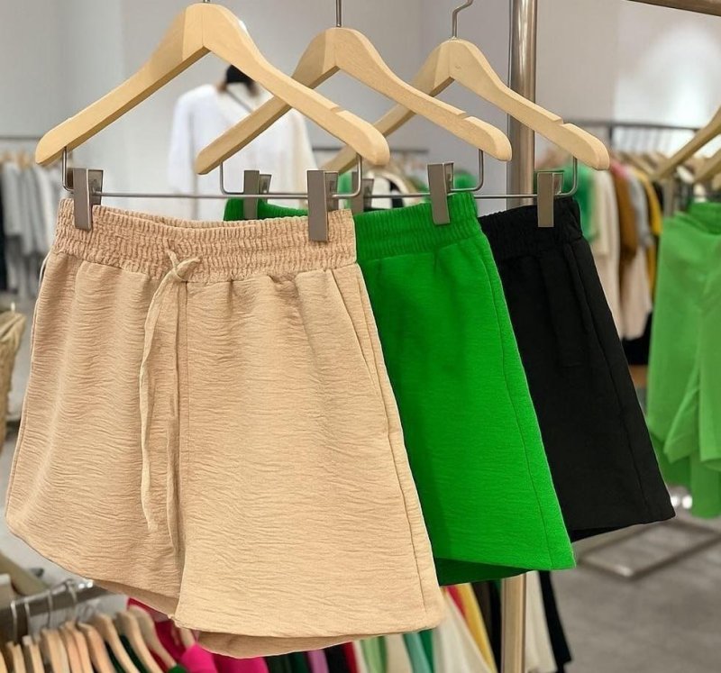 Kit 3 Shorts Feminino Basico Cintura Alta Confortável