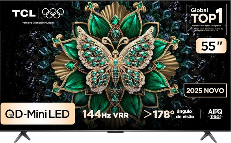 TCL 55 Polegadas QLED Mini LED 4K - Google TV 144Hz HDR10+