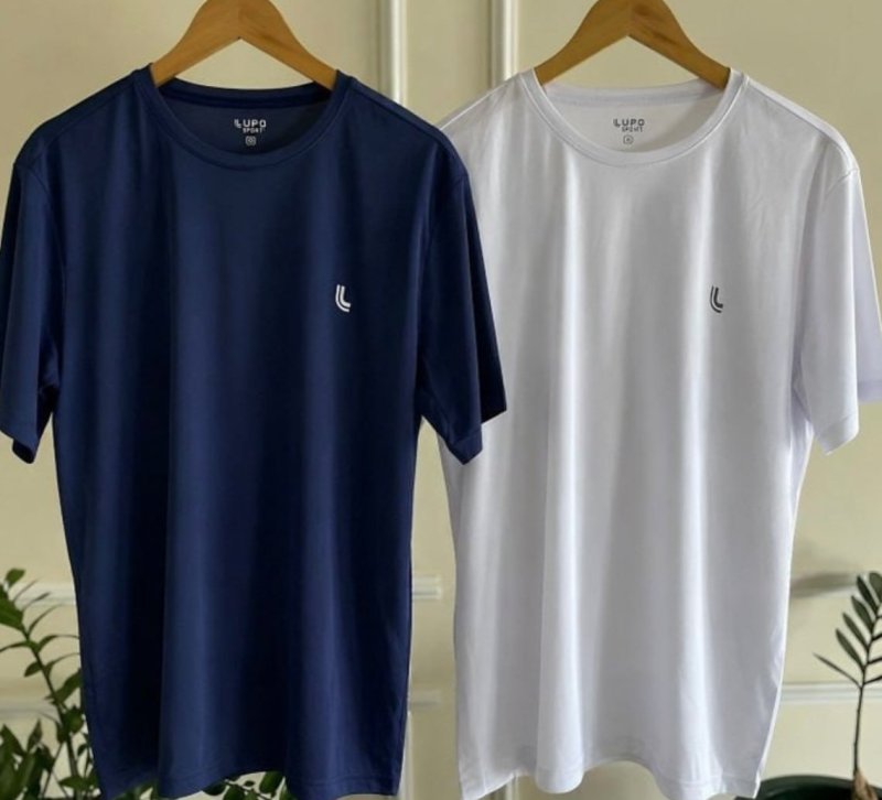 Kit 2 Camisetas Masculina Dryfit Lupo Premium Exercícios