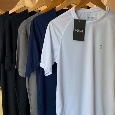 Kit 2 Camisetas Masculina Dryfit Lupo Premium Exercícios
