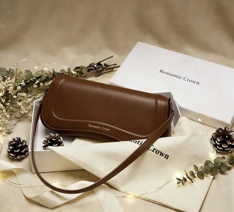 Bolsa Feminina Casual Transversal Dia Dia Chocolate Lisa Níquel