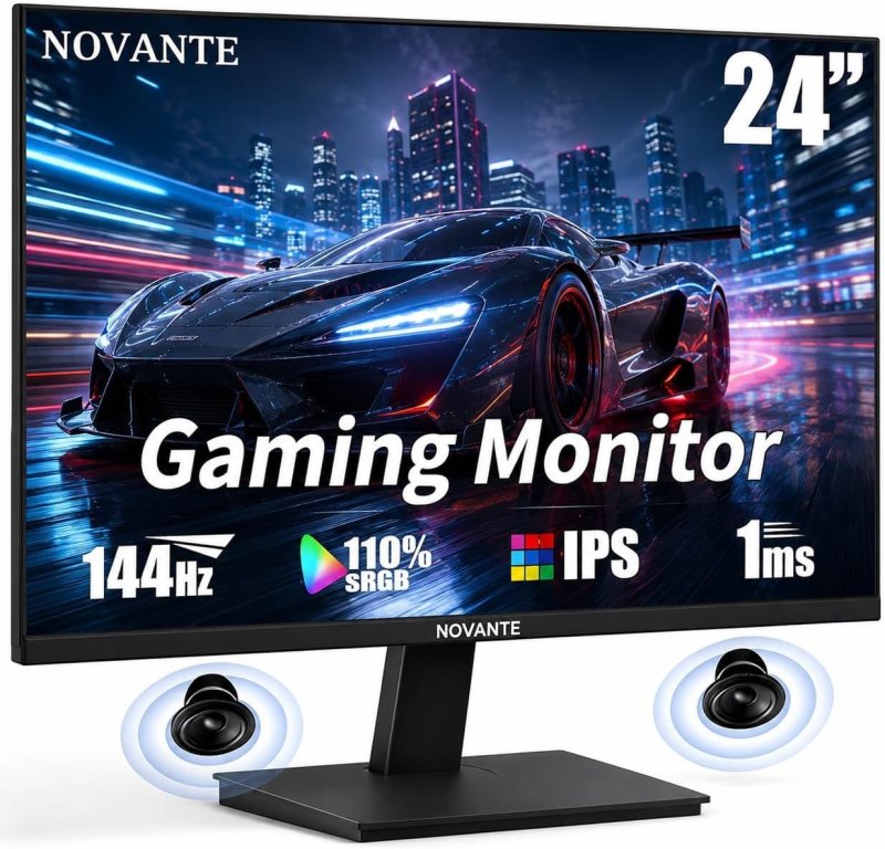 Monitor Gamer IPS 24 Polegadas, Full HD, 144Hz