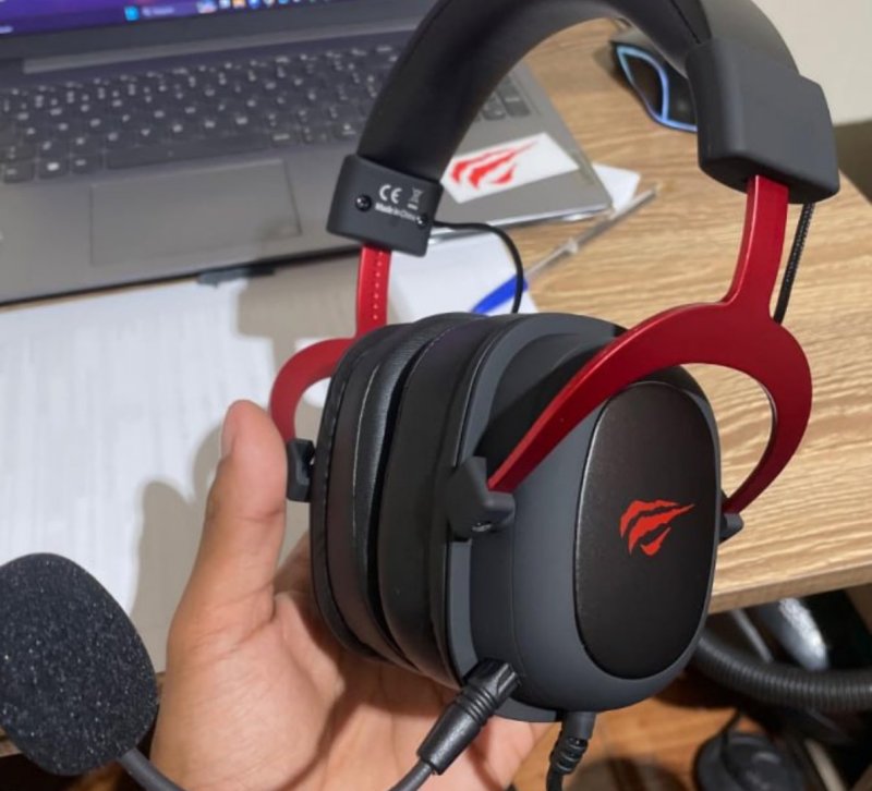 Headphone Fone de Ouvido Havit H2002d Black Red