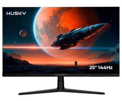 Monitor Gamer Husky Boreal 25", FHD, 144Hz, IPS, Adaptive Sync, DisplayPort e HDMI, HDR