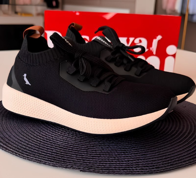 Tênis Reserva Go Fresh Knit Antiderrapante Confortável Leve Preto 41 Br