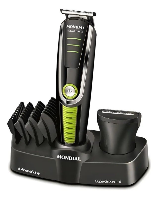 Aparador Mondial Super Groom 6 Bg-04 Melhor Categ Preto/verde