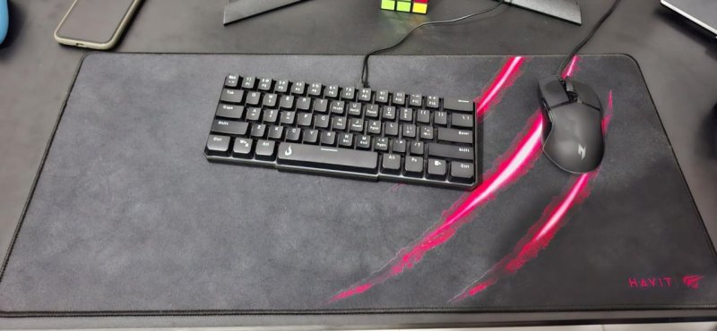 MousePad Havit Grande 70 X 30 Cm Gamer, Hv-MP861, Cor preta