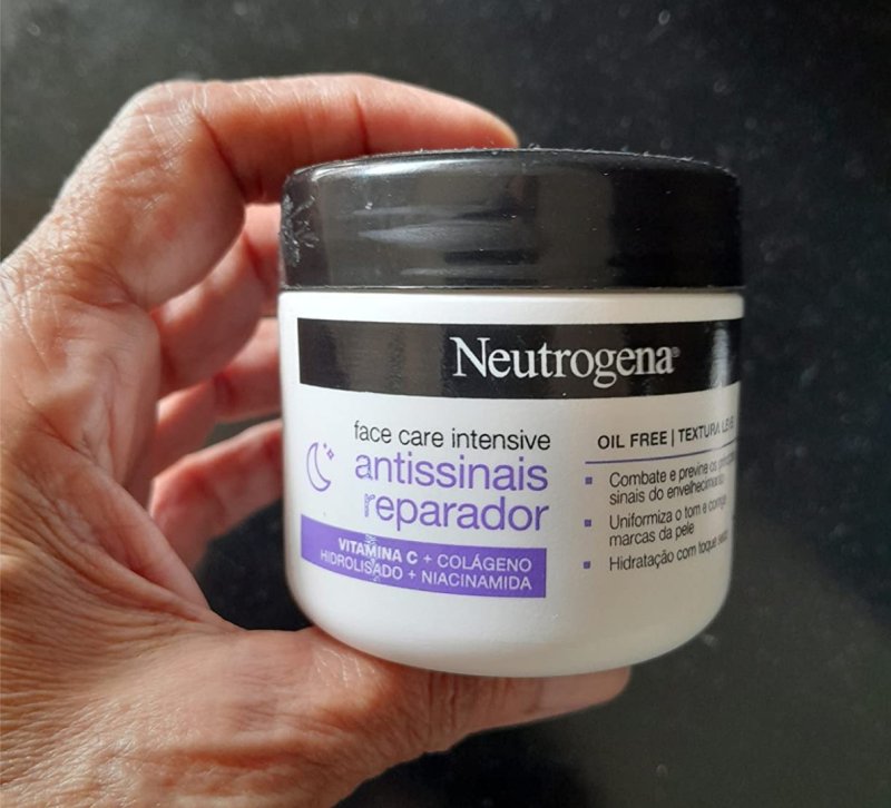 Neutrogena Hidratante Facial Antissinais Reparado Face Care Intensive, 100g