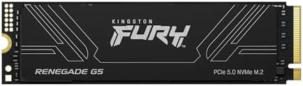 Kingston SSD NVMe Fury Renegade G5 2048GB PCIe 5.0 M.2 2280 Até 14.800MB/s SFYR2S/2T0