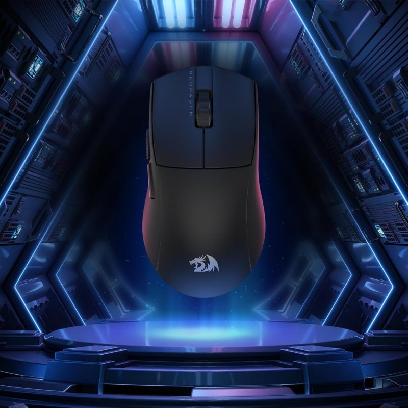 Mouse Gamer Redragon K1ng 1K Preto PAW3327