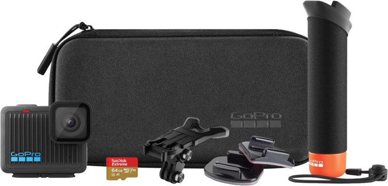 GoPro Hero Bundle - Kit 4K 12MP - Estabilização HyperSmooth - À Prova D'Água