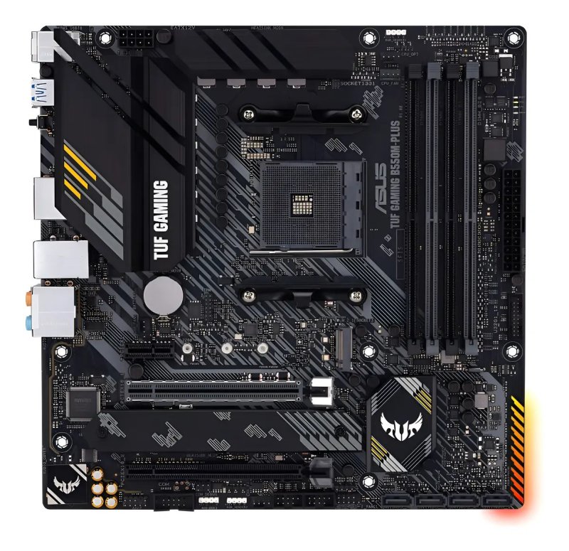 Placa Mãe Amd B550m Asus Tuf Gaming Plus Am4 4x Ddr4
