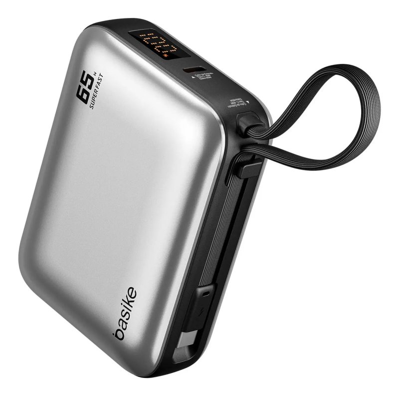 Basike Power Bank 20000mAh 65W USB-C - Notebook e Celular