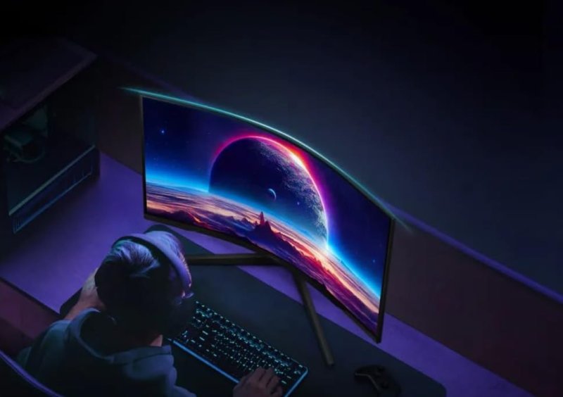 Monitor Gamer Samsung Odyssey G5 32, Resolução QHD, Taxa de atualização de 165Hz & 1ms