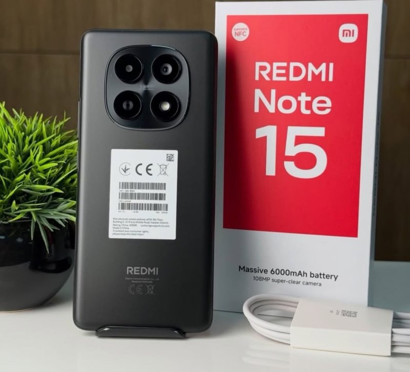 CELULAR ORIGINAL Xiaomi Note 15 5G COM NFC 256GB ou 512GB Versão Global