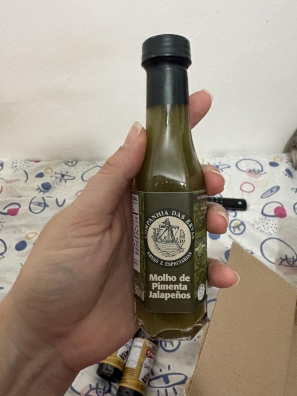 Molho de Pimenta Jalapenos Companhia das Ervas 80ml