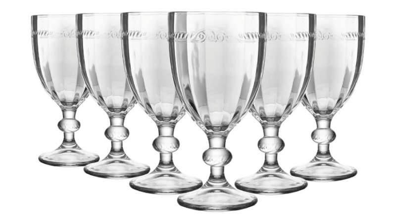 LYOR Conjunto 6 Taças de Cristal Ecológico Imperial 330ml