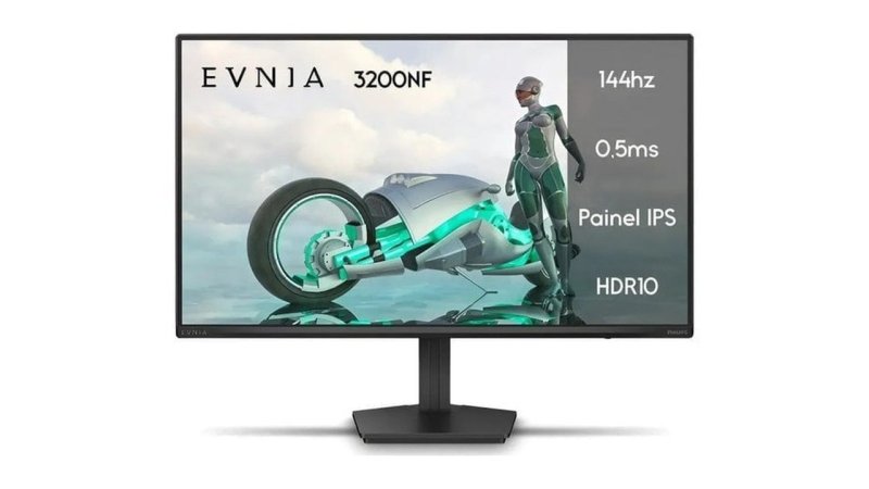 Monitor Gamer Philips 24 Evnia IPS 144Hz 0.5ms Wide Fullhd