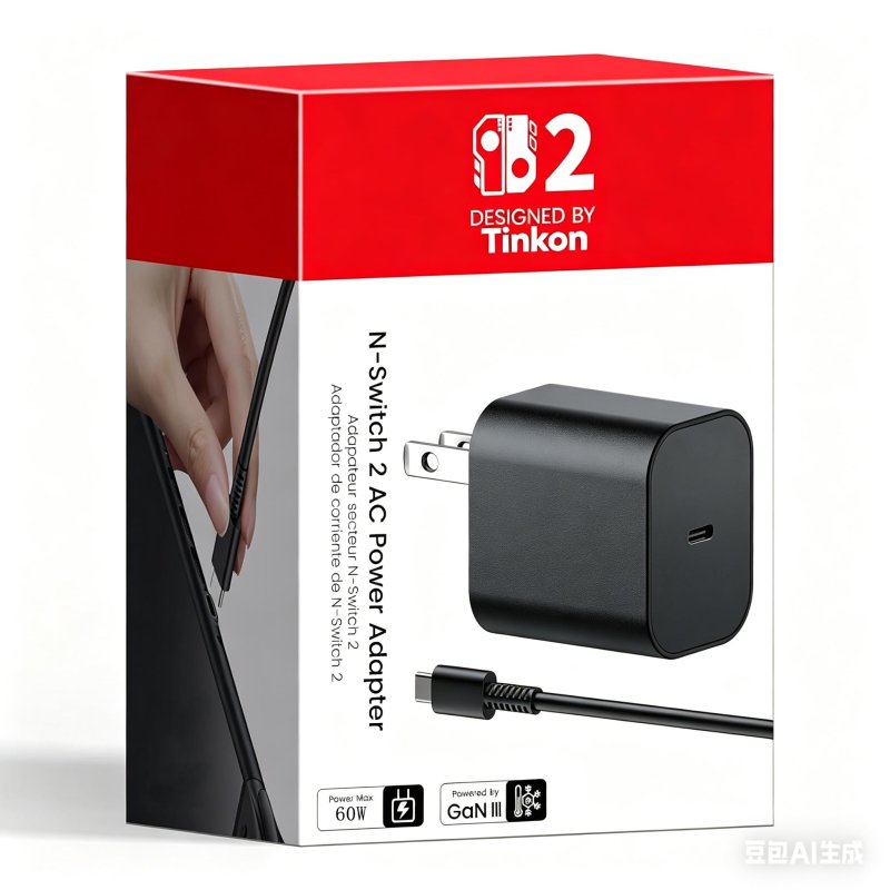 Carregador para Switch 2 Tinkon via Amazon