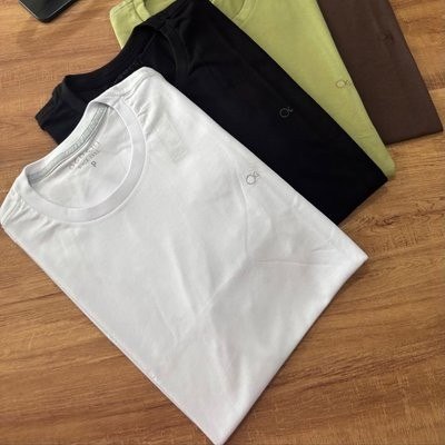 Camiseta Ogochi Básica Algodão Original Lisa Masculina