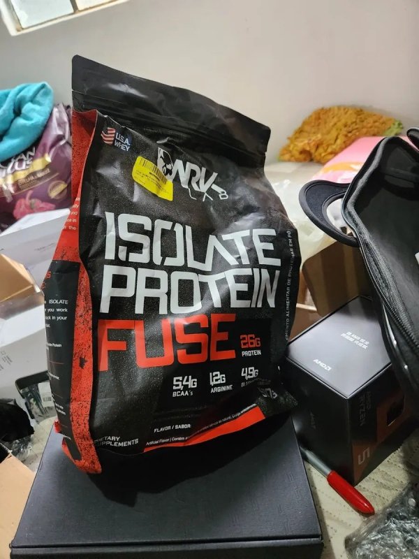 Whey Isolate Protein Fuse 900g Dark Lab Sabor Chocolate + Frete Grátis