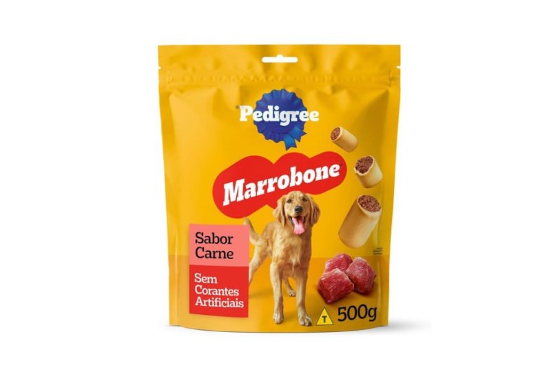Biscoito Pedigree Marrobone Carne p/ cachorros Adultos 500g
