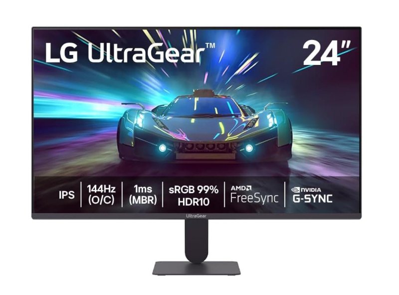 Monitor LG UltraGear™ 24G411A-B 24", FHD, 144Hz, 1ms