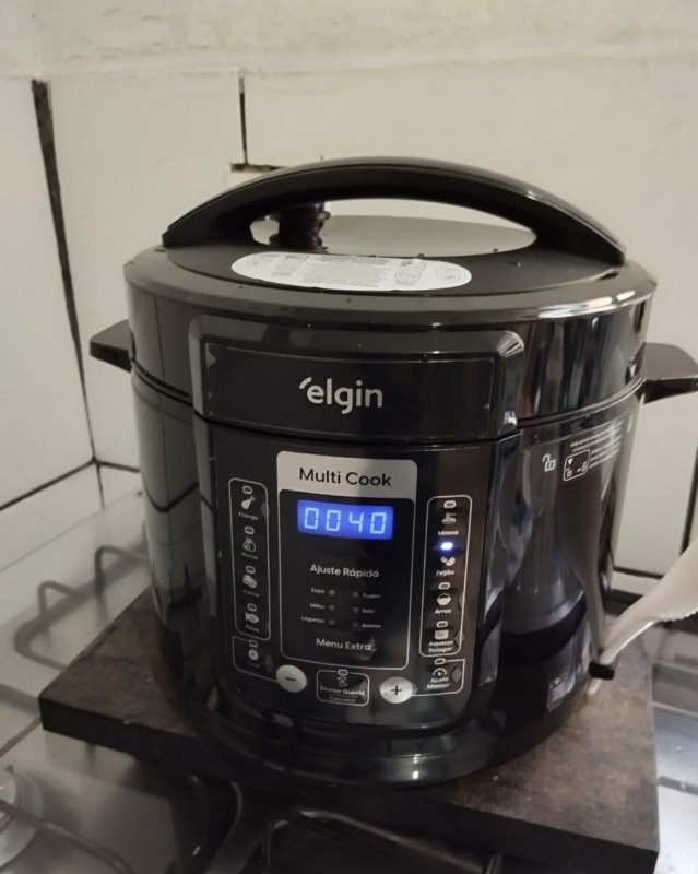 Panela de Pressão Digital Elétrica Multi Cook 5 Litros 220V Elgin