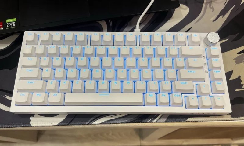 Teclado Mecânico Ajazz AK820, Switch Red, Hot Swappable