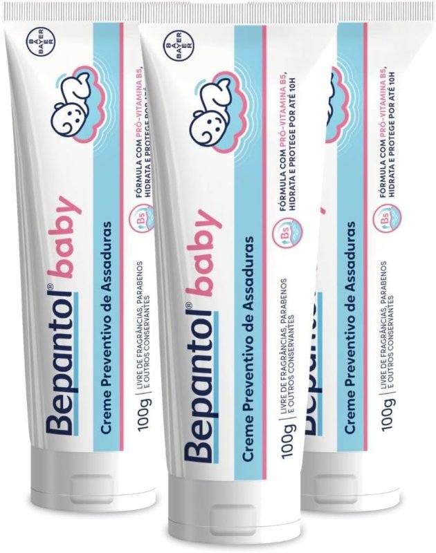 Bepantol Baby Kit 3 Cremes Pomadas Assaduras Vit B5 - 100g cada