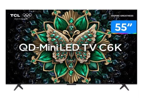 TCL MINILED 55C6K 55" - 4K 144Hz 93% DCI-P3