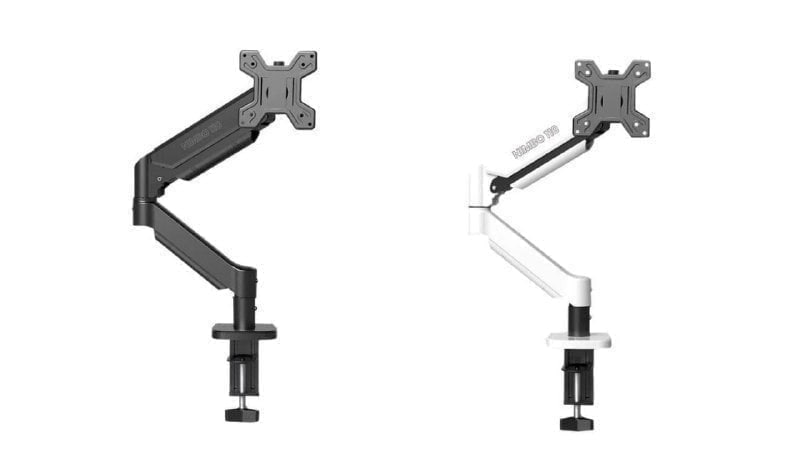 Suporte Articulado Para Monitor 13 a 32 Pistão a Gás Ajustável Zinnia Nimbo 110 Preto