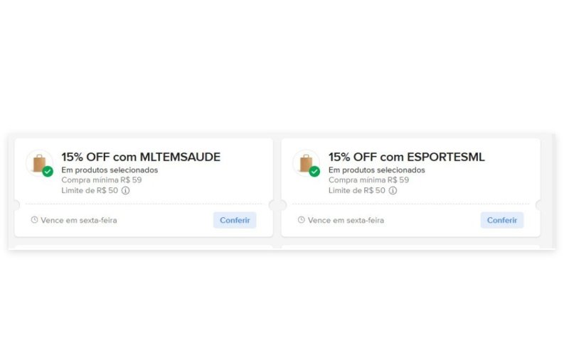 Novos cupons no Mercado Livre para itens selecionados