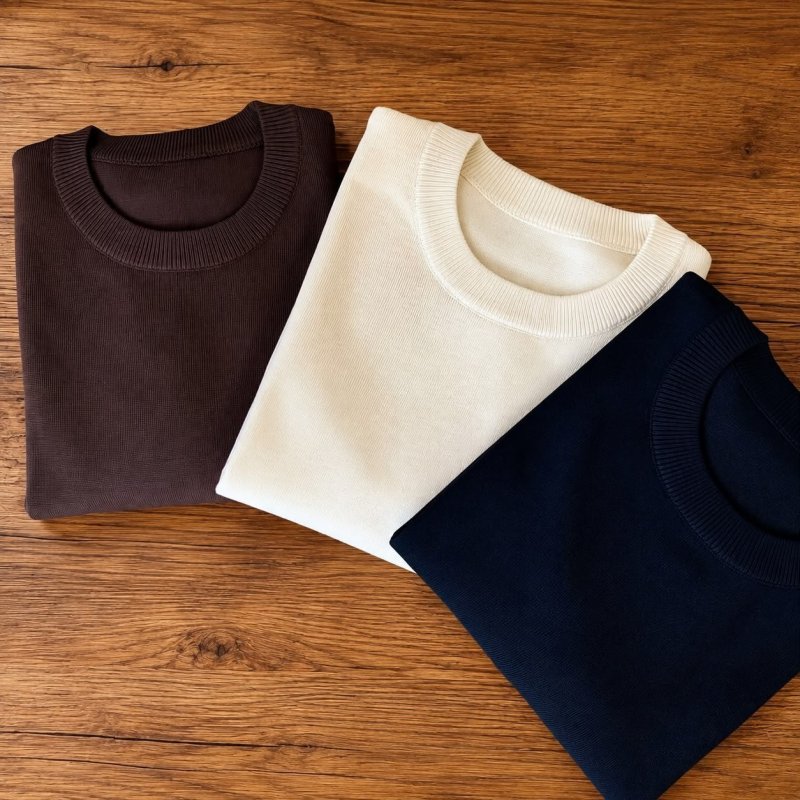 Blusa De Frio Suéter Masculino Lã Tricot Malha Grossa Casual