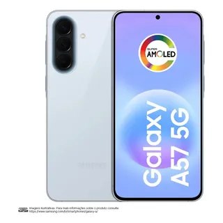 Celular Samsung Galaxy A57 5G 128GB 8GB RAM Azul Claro