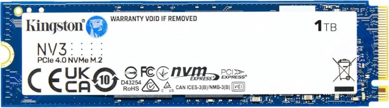 SSD Kingston NV3 1TB M.2 2280 NVMe Gen4