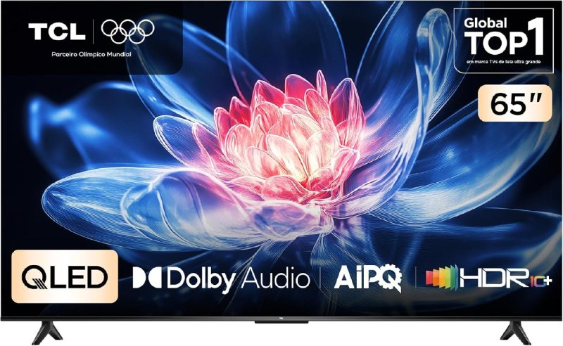 Smart TV TCL 65" QLED 4K 65T6C + Frete Grátis