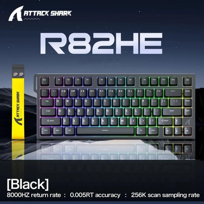 Teclado Magnético Attack Shark R82 He