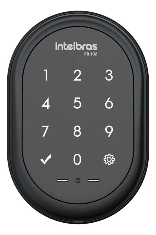 Fechadura Digital Sobrepor FR 102 Preto Intelbras