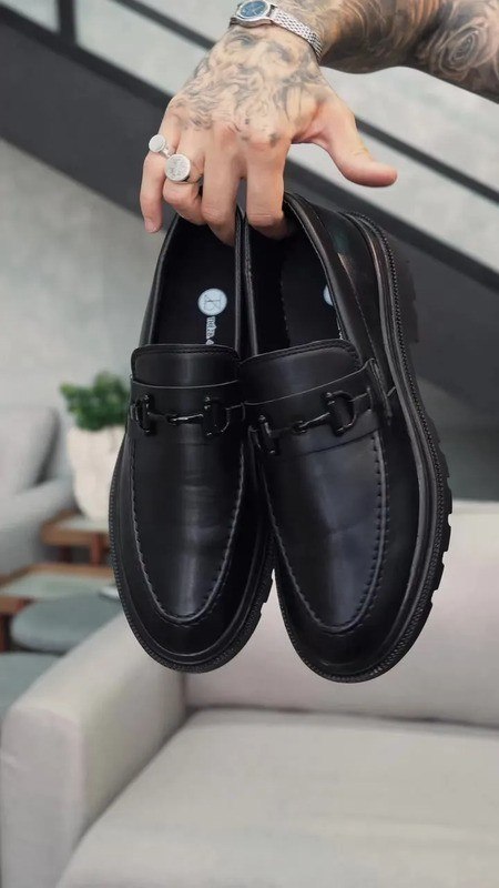 Sapato Social Masculino Mocassim Adulto Tratorado Moderno (37 a 46)