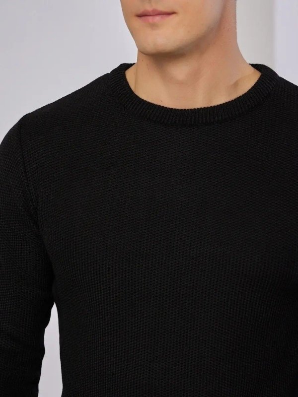 Suéter Blusa De Tricot Masculino Liso