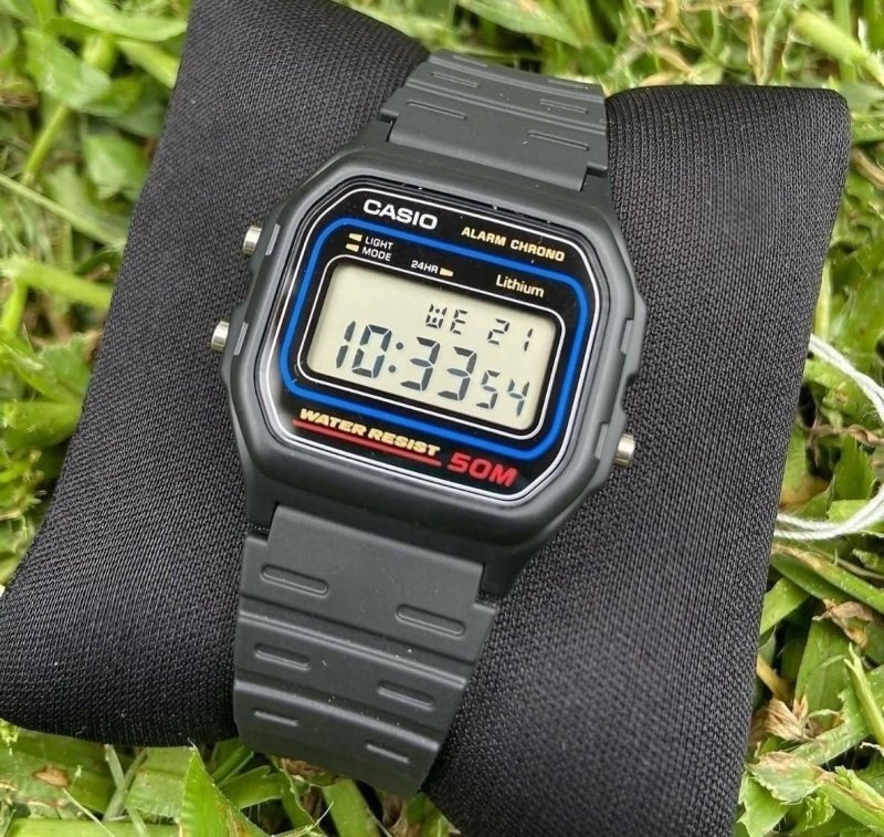 Relógio Casio Masculino Digital Preto de Resina W-59-1VQ