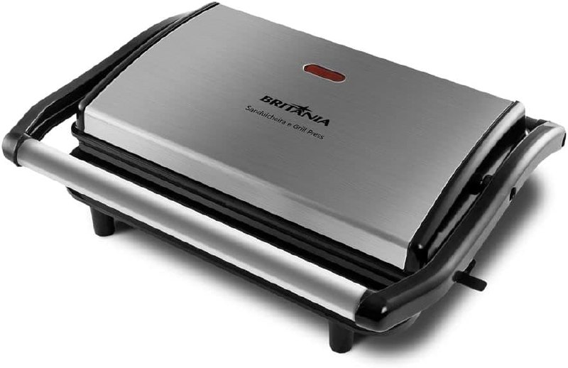 Britânia BGR27I Sanduicheira e Grill 2 em 1 850W - Inox