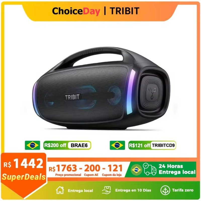 TRIBIT StormBox Blast 2 Bluetooth Speaker, 200W